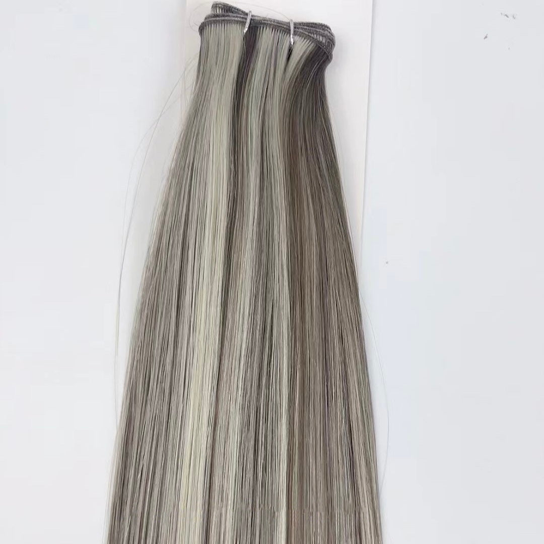 Genius Weft #4/60A Dark Brown Mixe Blonde